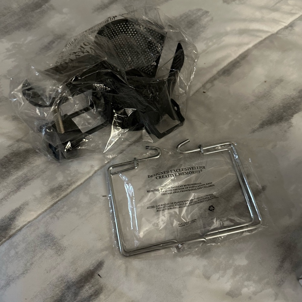 Creative memories cup holder and scrap catcher